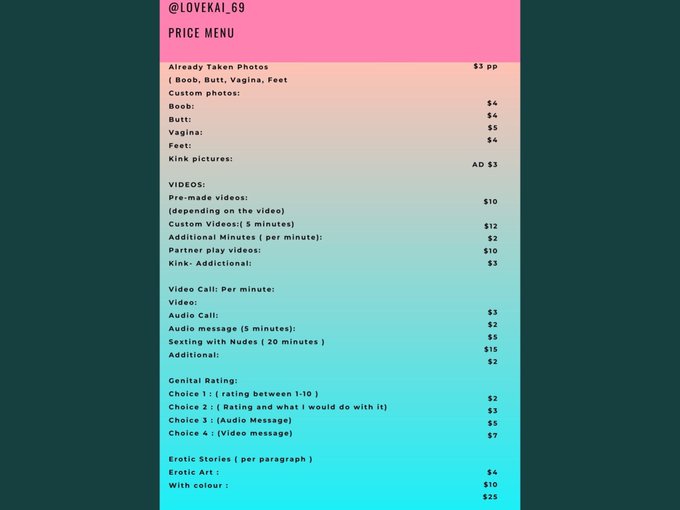 I&rsquo;m Back! Here is my menu! More links and details below! https://t.co/ZeJv9Zz3Oa<a href="/tag/sellingcontent"class="tags"><span>#sellingcontent</span></a><a href="/tag/selling_content"class="tags"><span>#selling_content</span></a>
