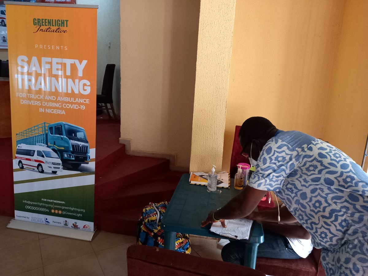 Registration begins for day 3 Safety Training for Truck and Ambulance drivers in Anambra State. 

#COVIDResponse #SafetyTraining #Drive2Live #BuilBackBetter #RoadSafety