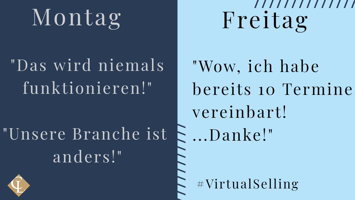 Trainerleben's tweet photo. Veränderung beginnt im Kopf! Es funktioniert dann, wenn Du es Dir vorstellen kannst. Und Übung hilft. 

Ich bin glücklich über den Fortschritt in dieser Woche und wünsche Euch einen guten Wochenausklang. #bildung #Digitalisierung #virtualselling #onlinetraining #change #coaching https://t.co/f3FwJzBZPz