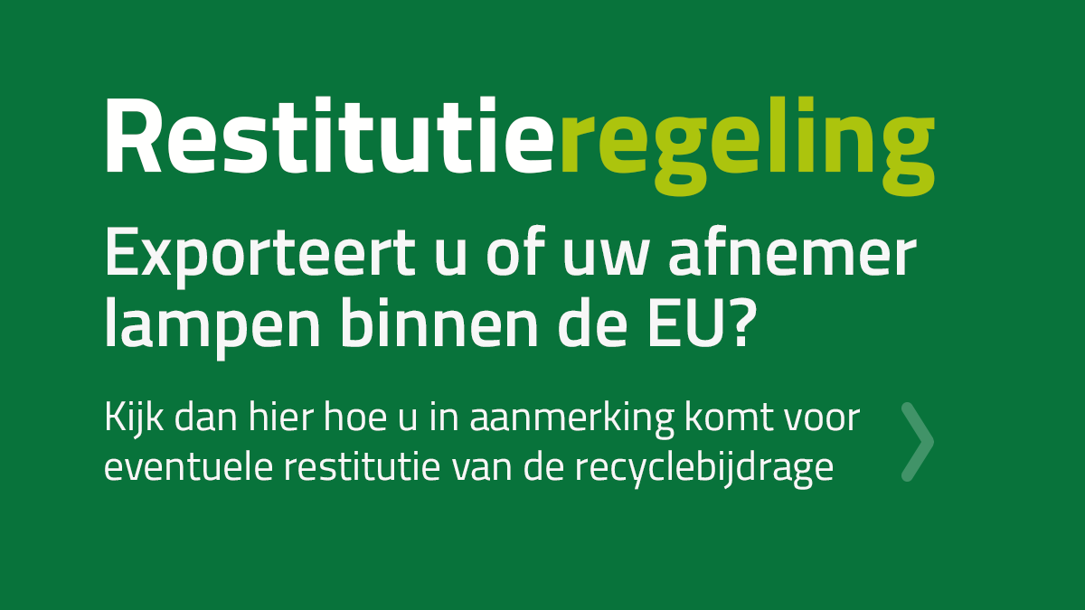 LightRec's tweet photo. LightRec herziet restitutieregeling voor reeds betaalde recyclingbijdrage voor energiezuinige verlichting. Exporteert u of uw afnemer lampen binnen de EU? Lees meer: https://t.co/Jp8S2Owgfg https://t.co/JMXcH0qJeD
