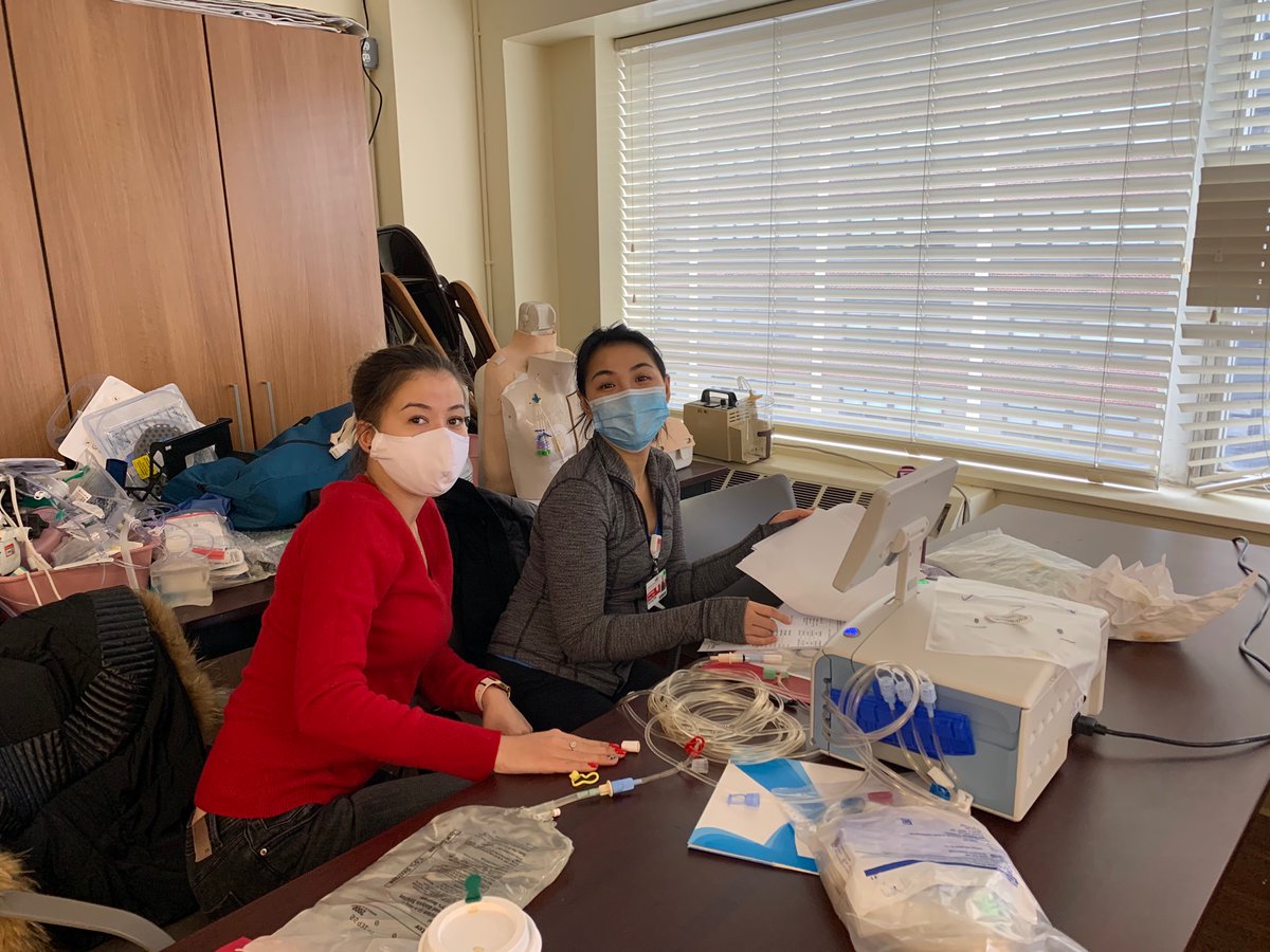 PD or bust! Getting our teams trained on the newest peritoneal dialysis technology! #PD #NPD #dialysis <a href="/ErnestoPMir/">Ernesto Perez-Mir</a> <a href="/DrLorelleWuerz/">Lorelle</a>
