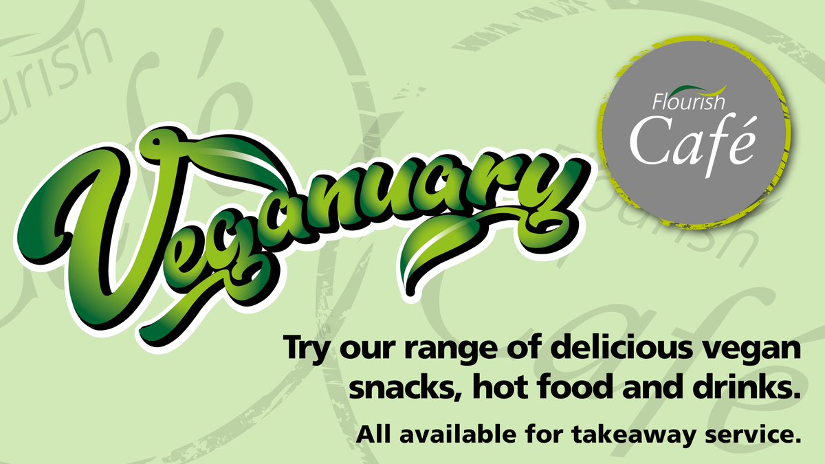 Come and try the range of delicious #vegan snacks, hot food and drinks on offer at Café Flourish. Everything is available for takeaway service. #Doncasterisgreat #Veganuary