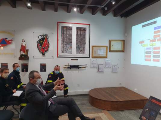 UIISC5CORTE's tweet image. Merci au contrôleur général Pradon Chef d’Etat Major de la Zone Sud en visite des sis2A 2B et au quartier de Chabrieres des #ForMisc de #Uiisc5 afin d’échanger sur le GOLFF 2020/21 et le positionnement des sapeurs sauveteurs militaires de #ArmeeDeTerre #SecCivileFrance en Corse.