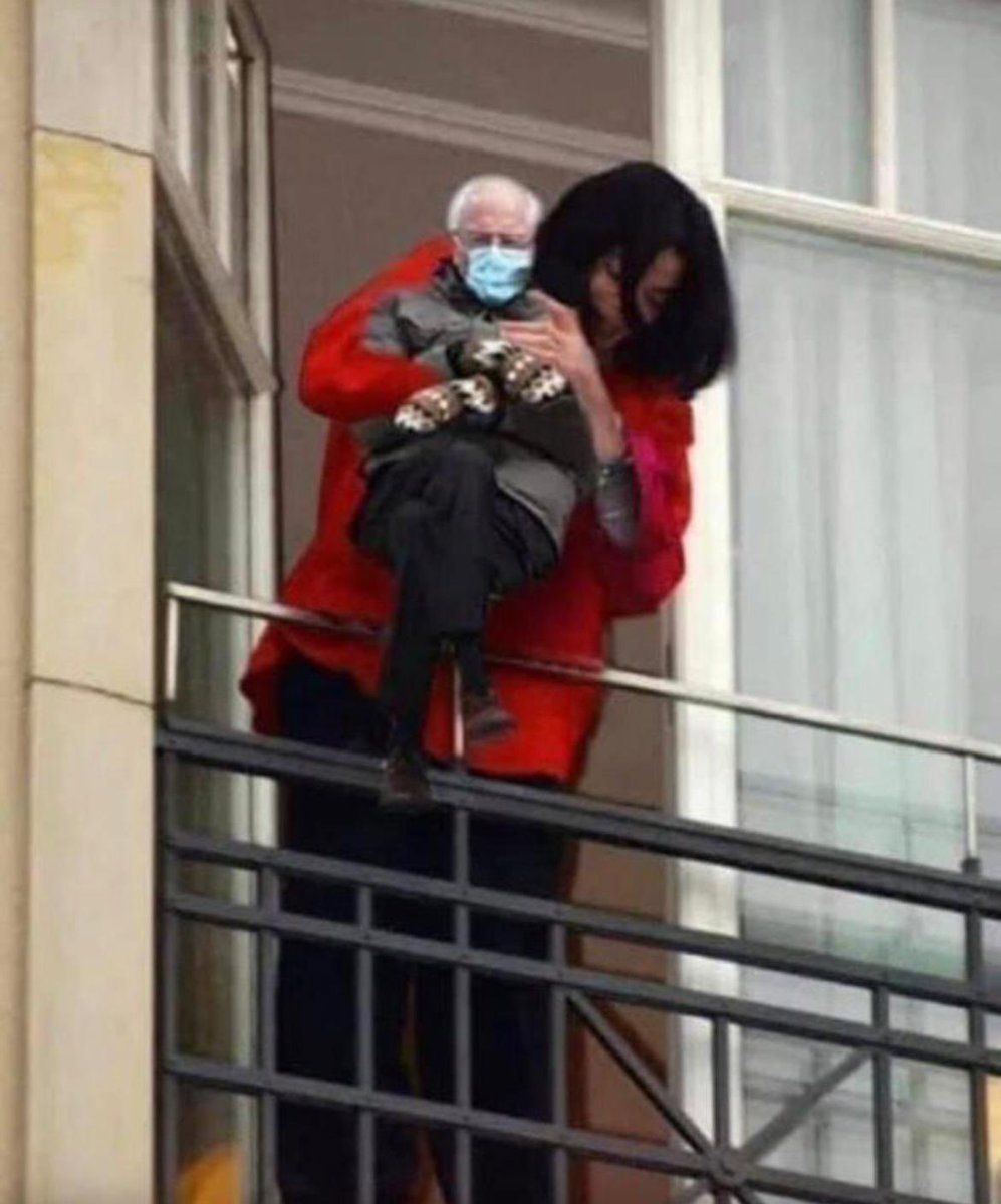 Ok who did this? 😂

 #BernieMeme #BernieMeme #berniesmittens