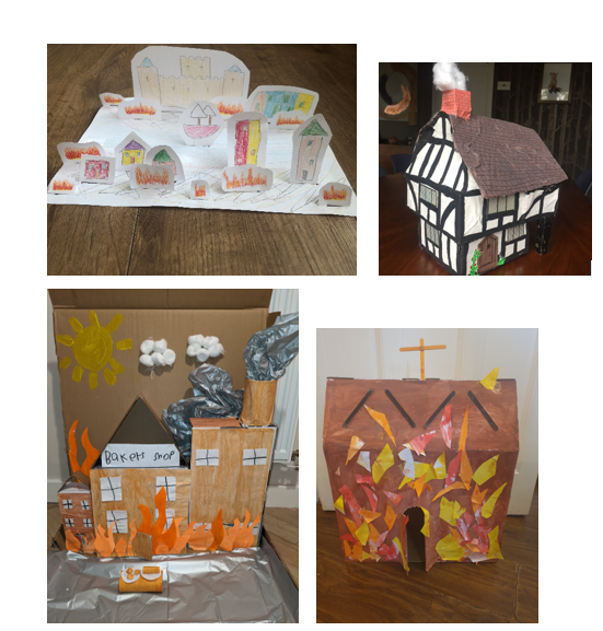 MrsVenemore's tweet photo. Year 2 have made some amazing pictures and models of the houses during the great Fire of London for their history project.  I am so impressed with the fantastic amount of effort that everyone has put in!! #So proud!! @QHAThurrock @mrs_mamoon @HSoorty @TrustCatalyst 🔥🔥🔥🔥 https://t.co/eL86Aj2oHG