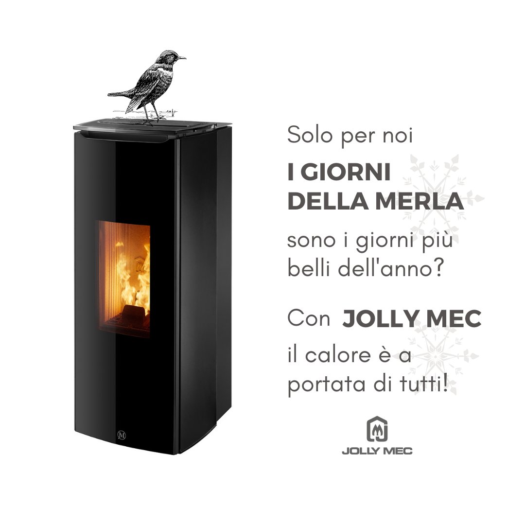 Con la nostra ODETTE i giorni della merla diventeranno anche i vostri giorni preferiti!
#jollymecspa🔥 #jollymecfamily #giornidellamerla #fuoco #stufa #stufapellet
