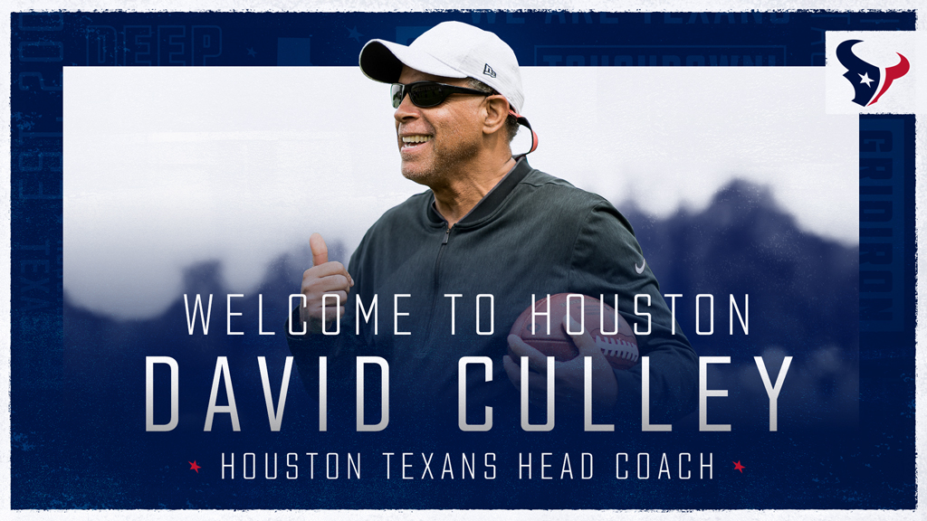 Introducing the fourth head coach in #Texans history, David Culley!

#WeAreTexans