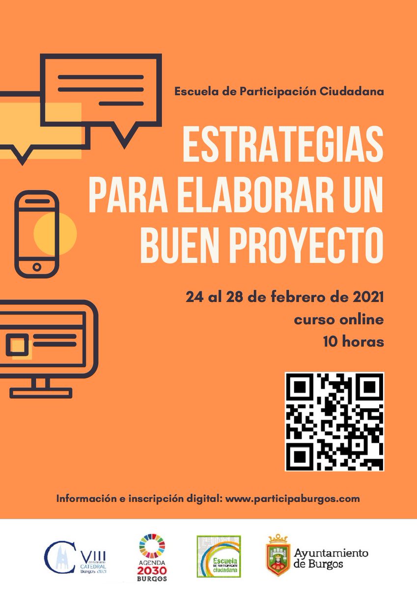 Aytoburgos's tweet photo. 📢La Escuela de Participación Ciudadana @ParticipaBurgos ofrece diferentes formaciones✏️ a las entidades ciudadanas, asociaciones, fundaciones, consejos, distritos y colectivos para sus socios, voluntariado y profesionales.

📅De febrero a junio
➕info👉https://t.co/LjF4uFUIJA https://t.co/smy2vY0USk