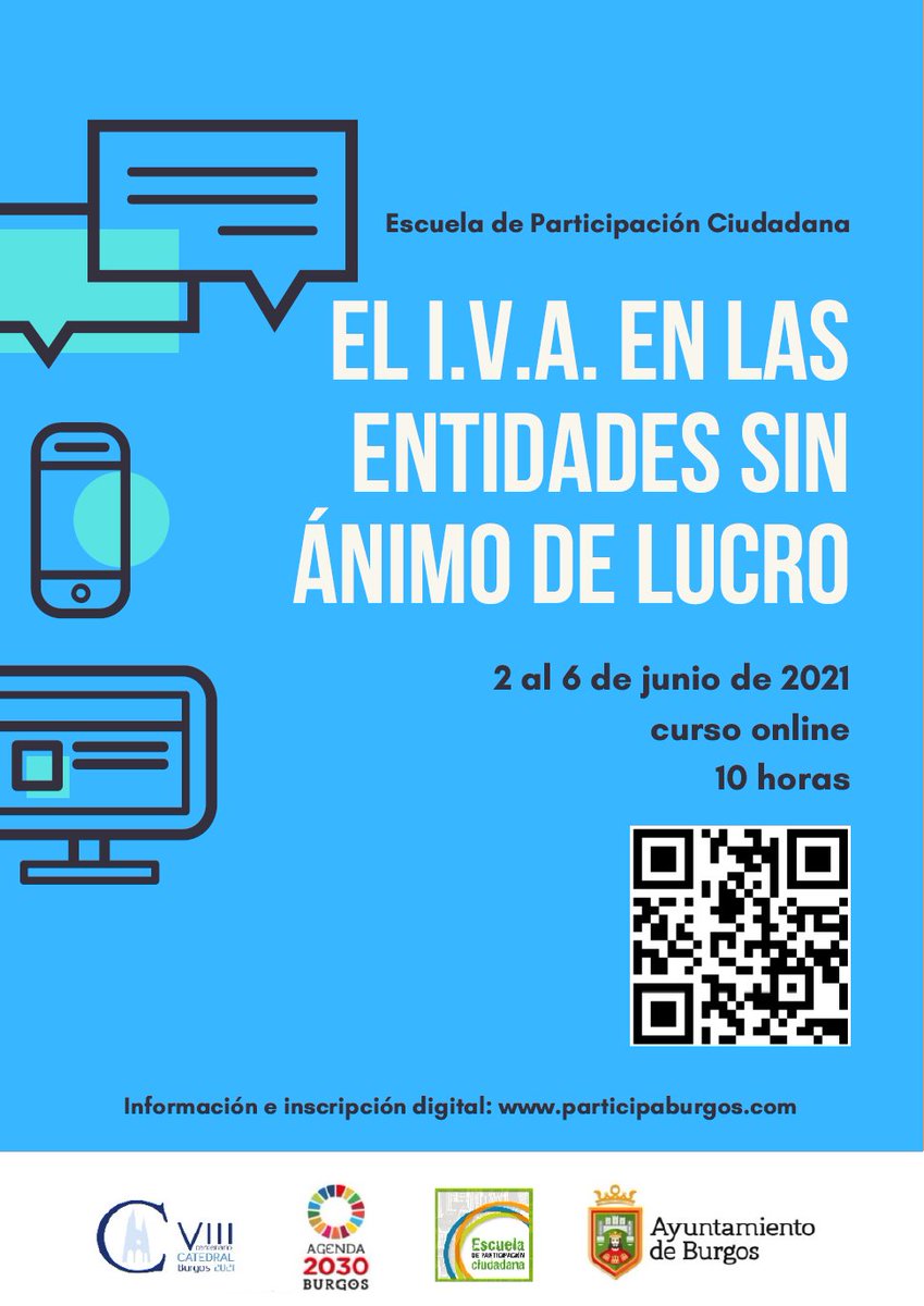 Aytoburgos's tweet photo. 📢La Escuela de Participación Ciudadana @ParticipaBurgos ofrece diferentes formaciones✏️ a las entidades ciudadanas, asociaciones, fundaciones, consejos, distritos y colectivos para sus socios, voluntariado y profesionales.

📅De febrero a junio
➕info👉https://t.co/LjF4uFUIJA https://t.co/smy2vY0USk
