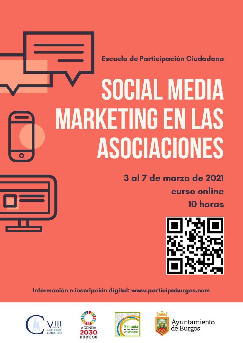 Aytoburgos's tweet photo. 📢La Escuela de Participación Ciudadana @ParticipaBurgos ofrece diferentes formaciones✏️ a las entidades ciudadanas, asociaciones, fundaciones, consejos, distritos y colectivos para sus socios, voluntariado y profesionales.

📅De febrero a junio
➕info👉https://t.co/LjF4uFUIJA https://t.co/smy2vY0USk