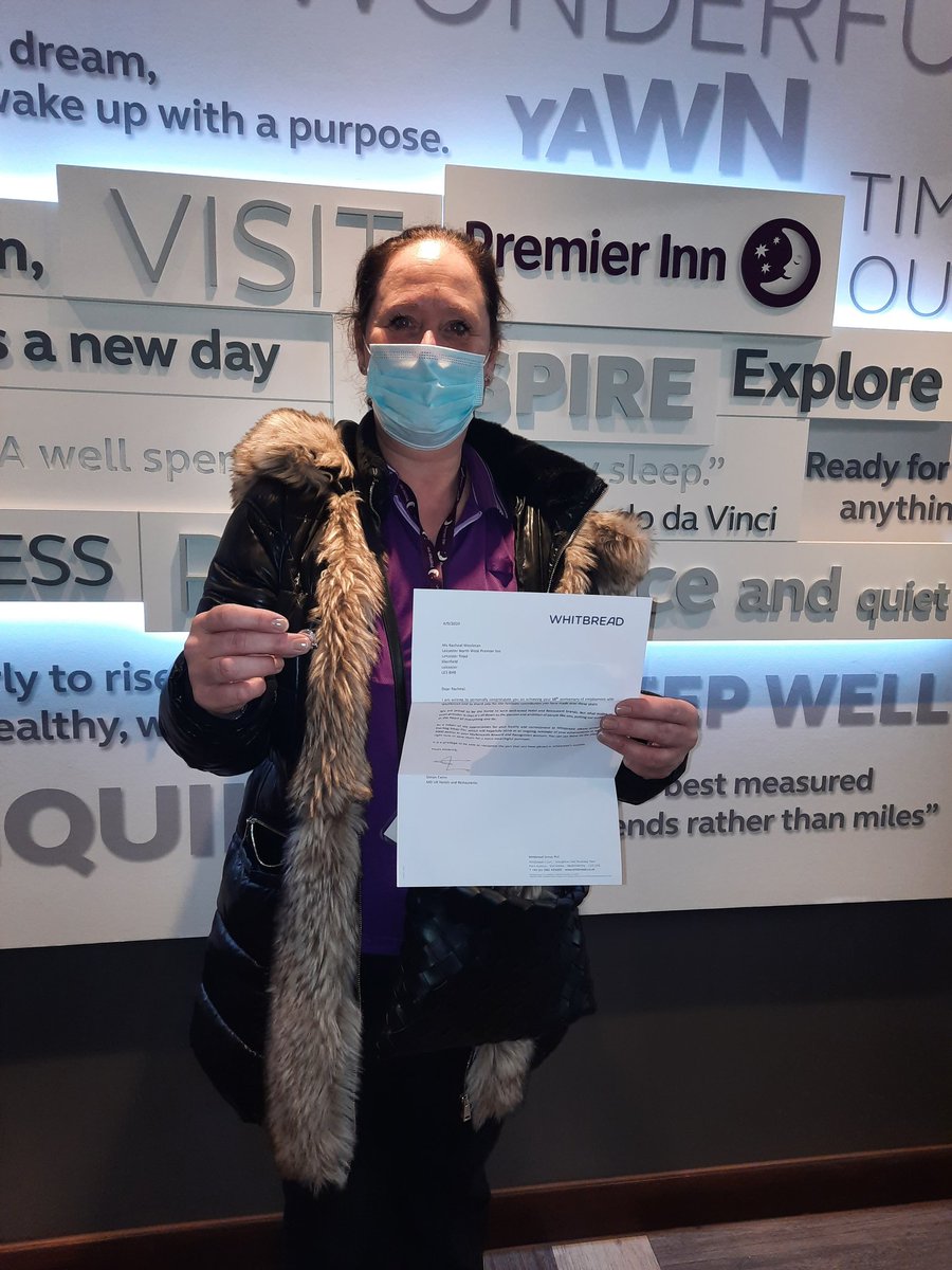 Congratulations racheal on 10years service!! Letter, badge and some spendoolaa on ya rewards! Many congrats from the team <a href="/hinsonyates47/">Tony Hinson Yates</a> <a href="/LeicNW_PI/">Leic North West PI</a> 👏👏 x 🥳