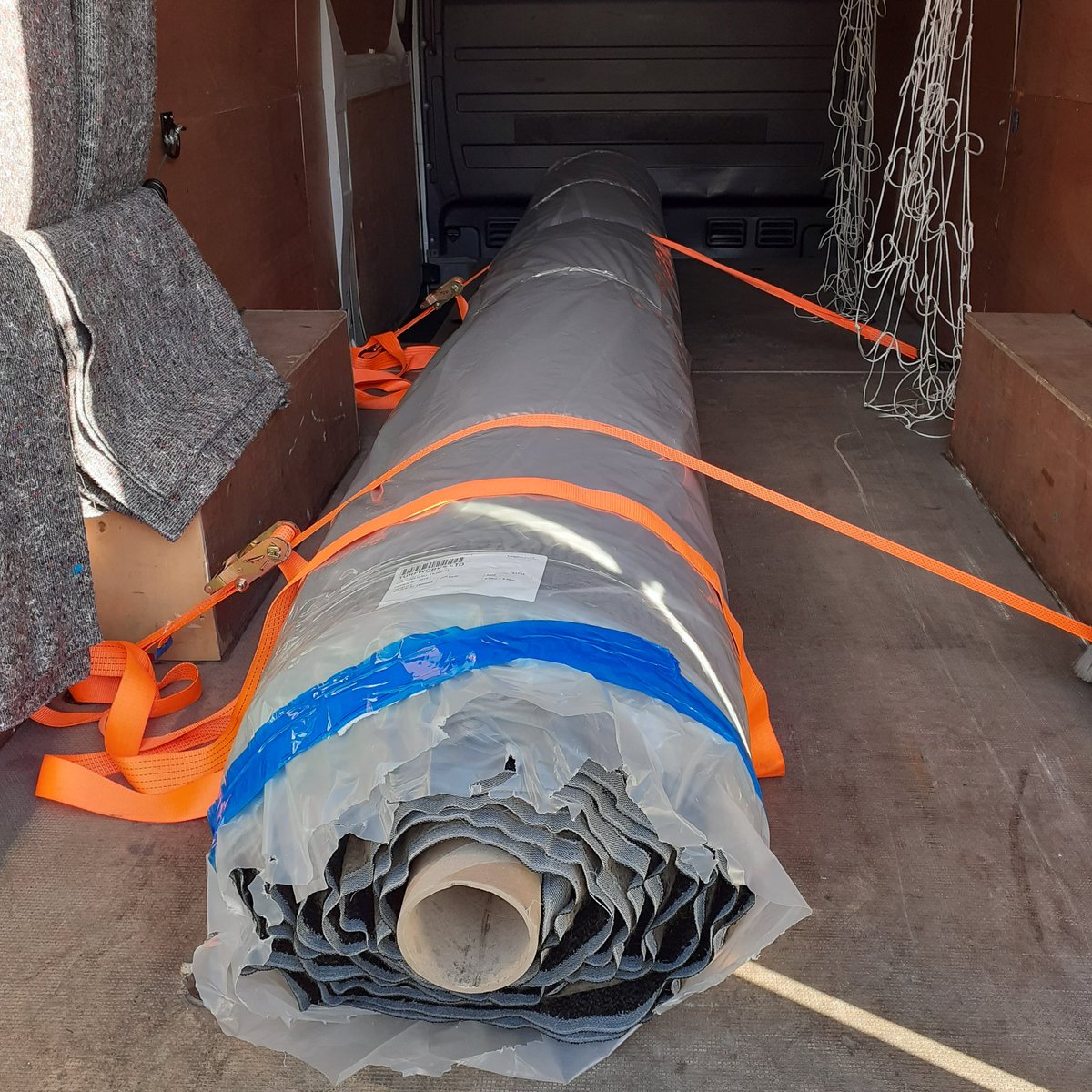 Yesterday was all about taking raspberry crumble filling to a bakery in Bolton. Today was bringing a large roll of artificial grass back to Bristol