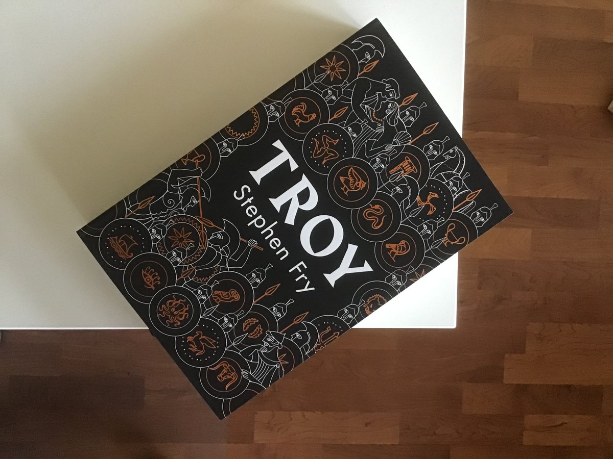 Hadn’t been paying attention, so only just realized that the third instalment was available. Ordered immediately and it arrived already today, yay! Very much looking forward to <a href="/stephenfry/">Sir Stephen Fry</a>’s retelling of this classic after devouring Mythos and Heroes as Kronos did his children.