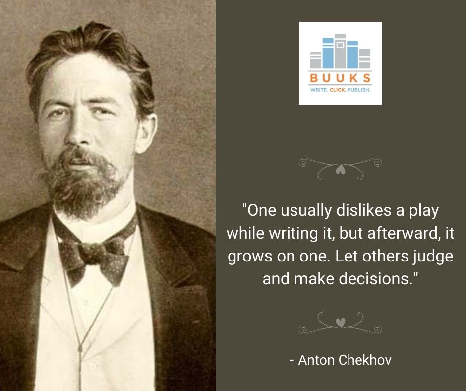 BuuksPublishing's tweet photo. BUUKS remembers one of the greatest short story writers and the Russian playwright Anton Chekhov on his birth anniversary today. 

#AntonChekhov #BUUKS #authorsbirthday #authorsquotes #shortstories #writing #writingcommunity #books #bookshelf #Author #bookworm #booklovers #IARTG https://t.co/WDEttDkNXz