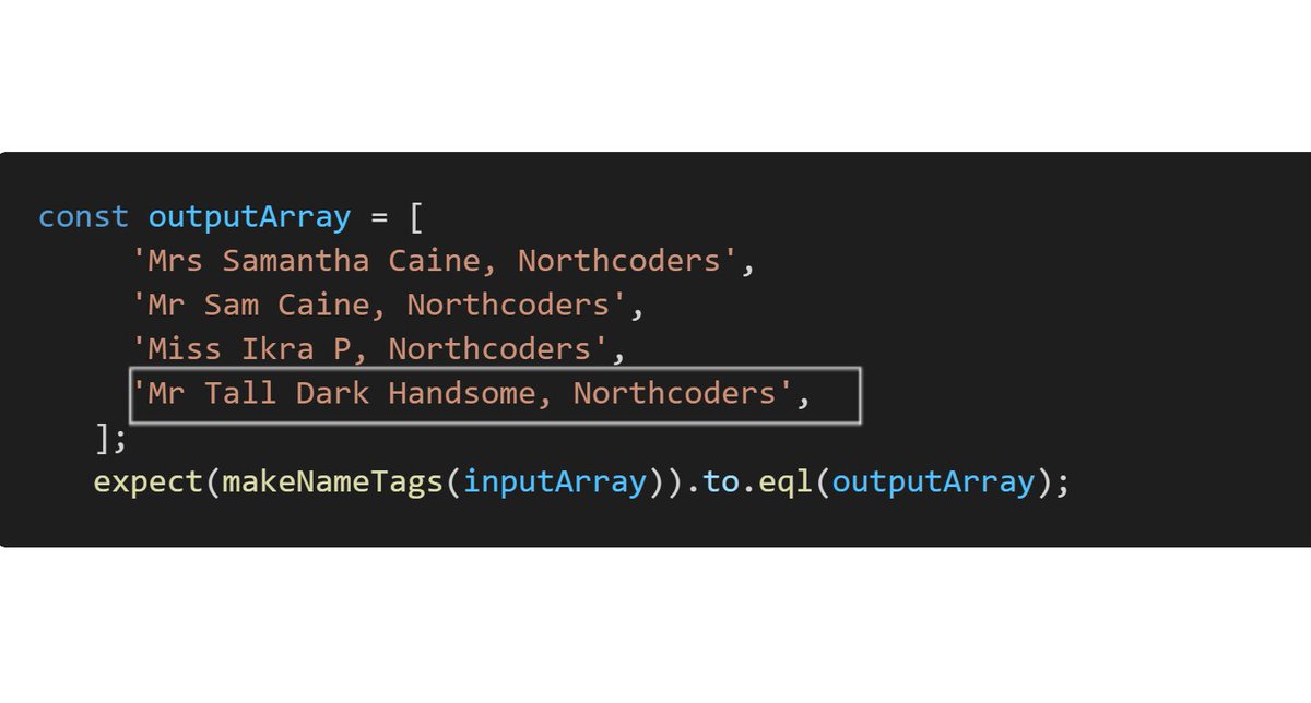 nightjasmine_s's tweet image. I spent this morning working through some old Northcoders TDD exercises and I came across this 🤣
I loved creating random identities for my tests 🙈
#tdd #northcoders #DEVCommunity #javascriptdeveloper