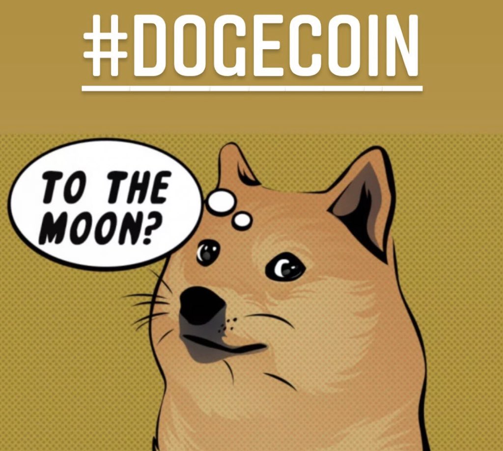 yeezyflipflops's tweet photo. #dogecoin Will it hit $1 ? 🤔 https://t.co/pzv6v7LAzA