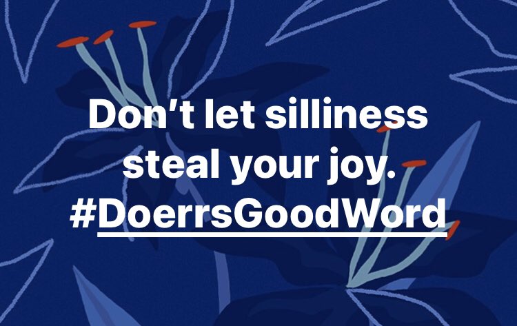 DoerrMatt's tweet image. #DoerrsGoodWord