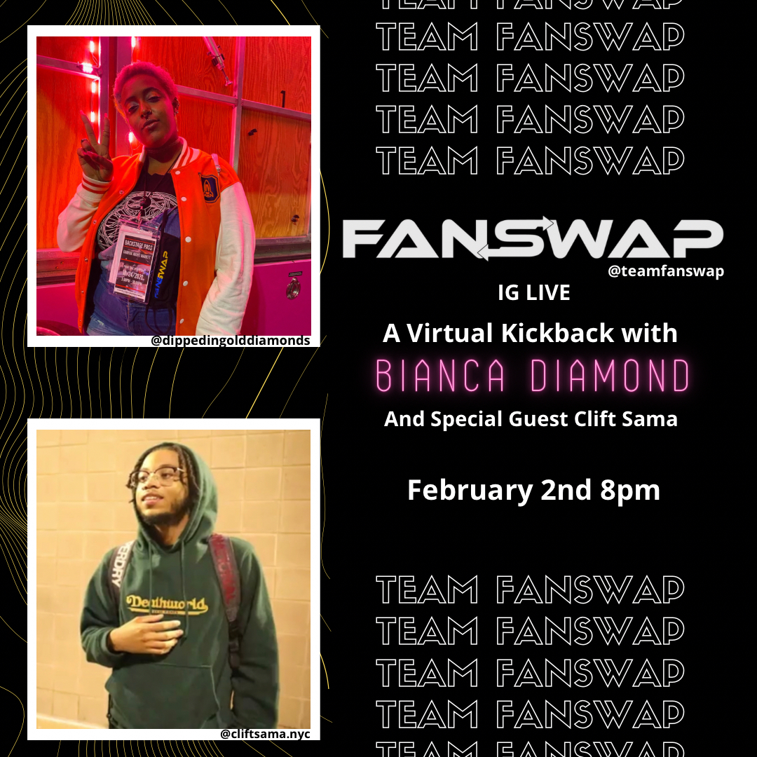 teamfanswap's tweet photo. Catch up with Bianca Diamond as she goes live with Clift Sama on February 2nd at 8pm
✨
✨
✨
Join the conversation as they talk about his influences in the music industry, what it’s like recording at the Umbrella Studio and his experience with his first performance 
✨
✨ https://t.co/XrtSnLUigk