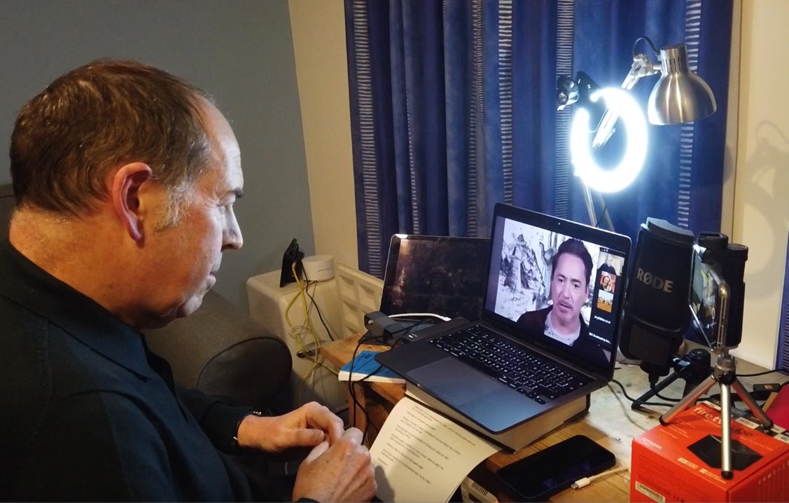 And second unit camera operator  @DianeCoyle1859 was getting a wide shot using a DJI Osmo Pocket