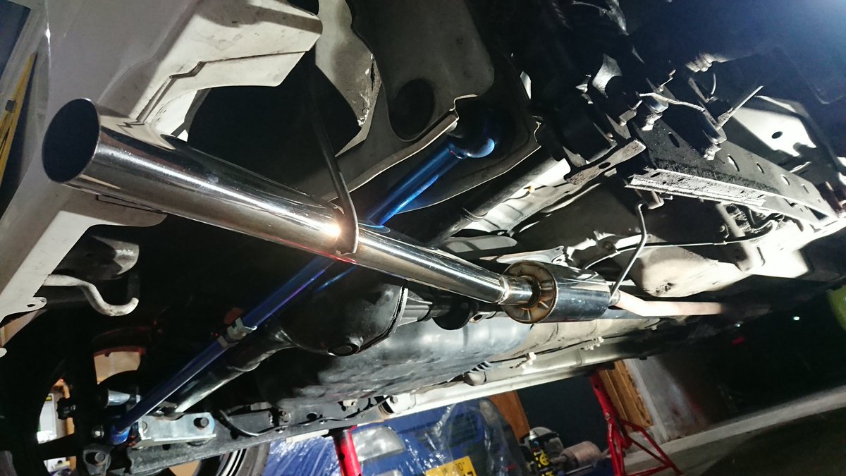 L285Vミラチキンスペックマフラー完成(^^)d #L285V #チキンスペック