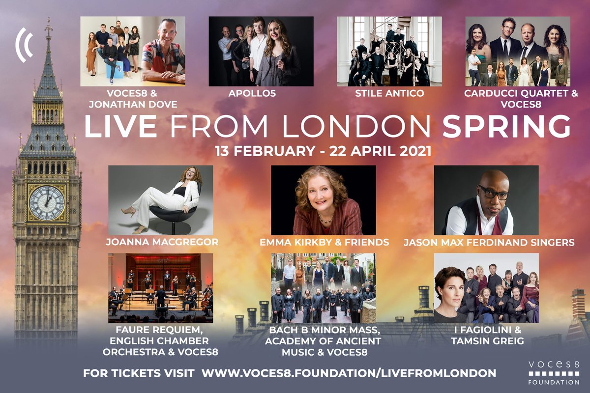 English Chamber Orch (@ecorchestra) on Twitter photo We're very excited that our performance of #Fauré Requiem w/ the breathtaking <a href="/VOCES8/">VOCES8</a> will be streamed from 2nd Apr as part of #LiveFromLondonSpring.
Check out the star-studded festival programme and get your season tkts now:
ow.ly/q1iT50DlPTR
<a href="/v8_foundation/">VOCES8 Foundation</a> <a href="/barney987/">Barnaby Smith</a> We're very excited that our performance of #Fauré Requiem w/ the breathtaking <a href="/VOCES8/">VOCES8</a> will be streamed from 2nd Apr as part of #LiveFromLondonSpring.
Check out the star-studded festival programme and get your season tkts now:
ow.ly/q1iT50DlPTR
<a href="/v8_foundation/">VOCES8 Foundation</a> <a href="/barney987/">Barnaby Smith</a>