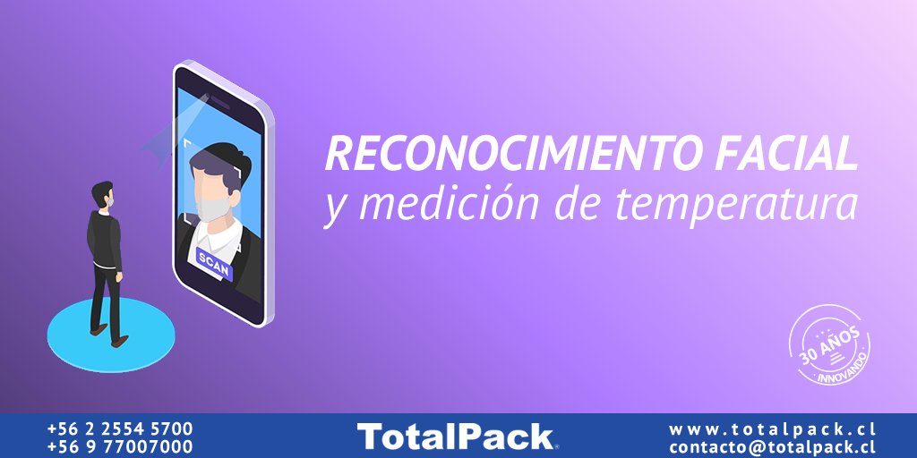 TotalPackCL's tweet photo. Ya puedes controlar y medir de forma simultánea gracias a nuestras cámaras de reconocimiento facial y medición de temperatura. 

Incluso solicita el porte de mascarilla al usuario.

Conócelas aquí! -> https://t.co/JXnaUTAG4E https://t.co/BfsDjSG3Ri