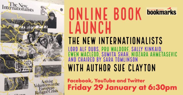 Calais Action (@calaisaction) on Twitter photo TONIGHT! Book launch of "The New Internationalists" living history of the last 5 years of the grassroots aid & refugee solidarity movement with <a href="/AlfDubs/">Alf Dubs</a> <a href="/SueClaytonFilm/">Sue Clayton - Eastwest Pictures</a> <a href="/ToufiqueHossain/">Toufique Hossain</a> & many volunteer voices!
On Youtube youtube.com/watch?app=desk… OR FB:
fb.me/e/h3jvPv1Dt TONIGHT! Book launch of "The New Internationalists" living history of the last 5 years of the grassroots aid & refugee solidarity movement with <a href="/AlfDubs/">Alf Dubs</a> <a href="/SueClaytonFilm/">Sue Clayton - Eastwest Pictures</a> <a href="/ToufiqueHossain/">Toufique Hossain</a> & many volunteer voices!
On Youtube youtube.com/watch?app=desk… OR FB:
fb.me/e/h3jvPv1Dt
