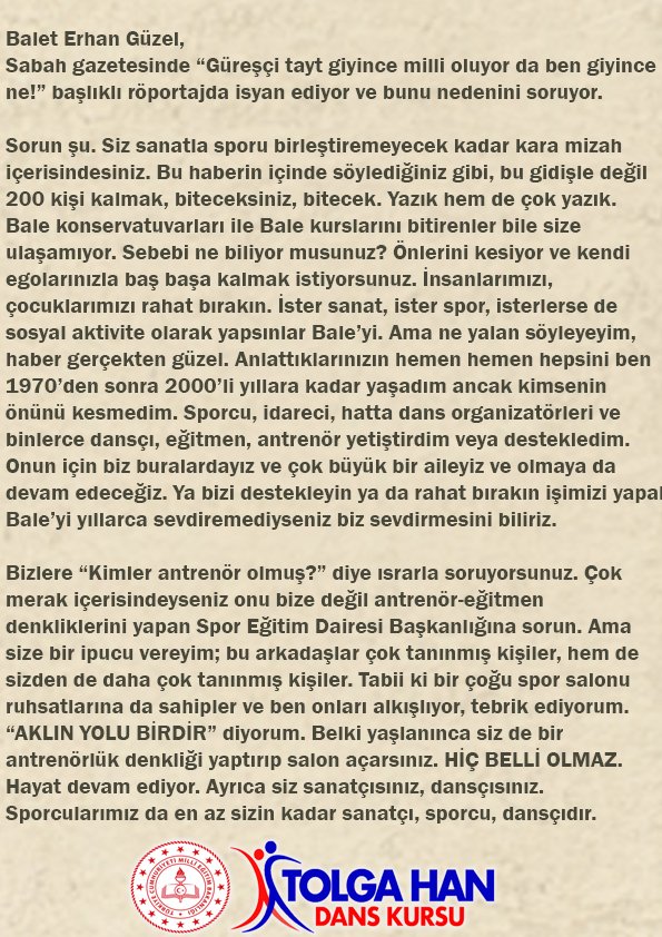 TolgaHanDans's tweet photo. https://t.co/oDECuSR5Jy #balespordeğilsanattır https://t.co/4Gk0BJS59k