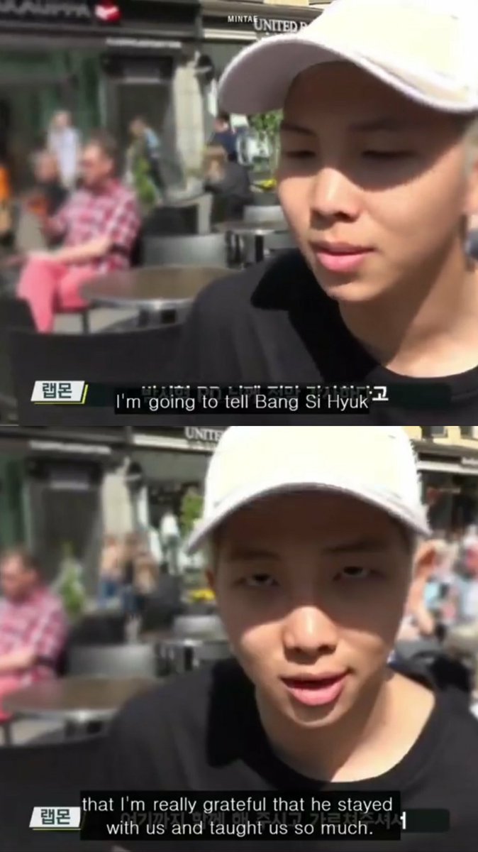 During bon voyage 1, joon read bang pd's letter and got really touched