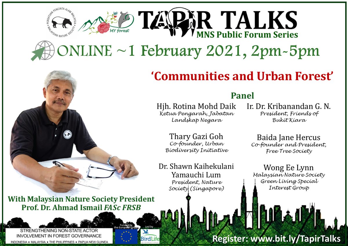 Paddle4Nature's tweet photo. #ForestFriday BUZZ for Malaysian Nature Society Tapir Talks public forum on urban forests! It's free and everyone is welcomed!
Register: https://t.co/kTJt3SQvC7 https://t.co/4iZ2qAzYzc