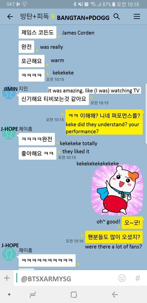 Bang pd sharing their gc convo about BTS first US TV show appearance