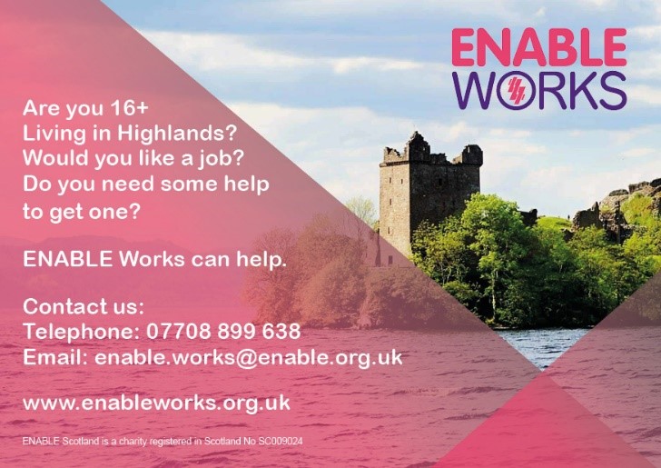 ENABLE Scotland on Twitter "Are you 16+? Living in the Highlands? Our