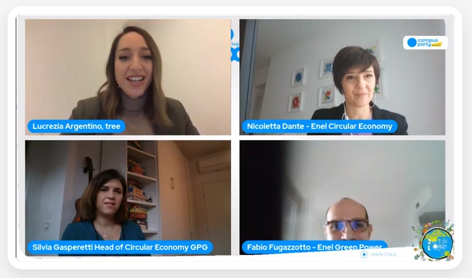 🏁 Al via il secondo giorno di #CampusParty Spotlight!
Siamo #LIVE con la Pitch Session della #Call4Ideas "Riciclo e riuso delle pale eoliche alla fine del loro ciclo di vita".
▶ Segui le #dirette del *Main Stage*: spotlight.campus-party.org

#jointheloop
<a href="/coderblock/">Coderblock</a> <a href="/EnelGroupIT/">Enel Group</a>