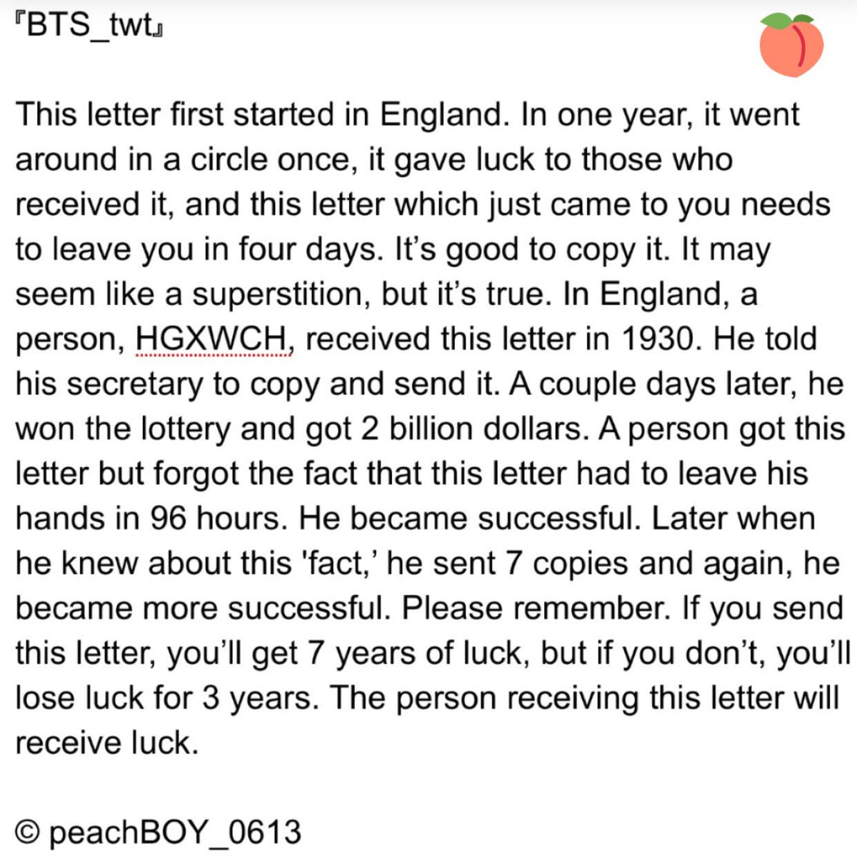 When seokjin wrote a handwritten chain letter to bang pd. He is so extra and funny 