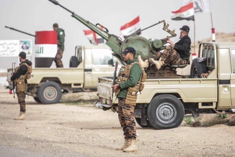 بالصور | أنتشار أمني كبير لقوات الحشد الشعبي، في صلاح الدين لمنع أي خرق أمني.