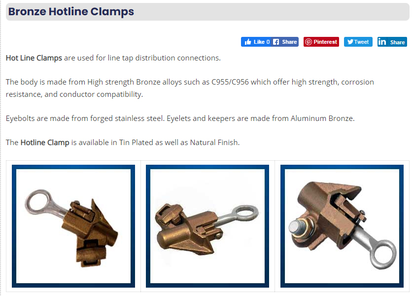 FirstBrassParts's tweet photo. https://t.co/Cxsy2k93Oz

Bronze Hotline Clamps #BronzeHotlineClamps #HotLineClamps #hotlineclampBronze #stainlesssteellineclamps #aluminumeyescrew #Aluminumhotlineclamp #jumperclamp #Parallelclamp #bronzeconnector #polelinehardware #AluminumBronze #SiliconBronze #hotlinetapclamp https://t.co/QcvXx2bCCr