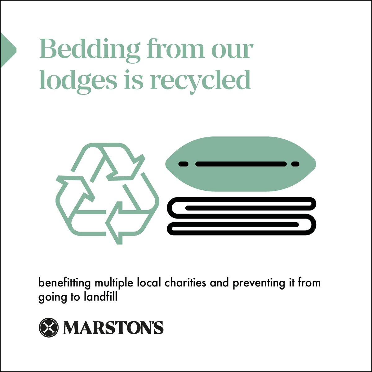 The garden furniture at many of our managed sites is made from 100% recycled plastic waste. So far, we’ve saved 210 tonnes of low-grade plastic waste from going to landfill or incineration. #marstons #wearemarstons #wecare #sustainability