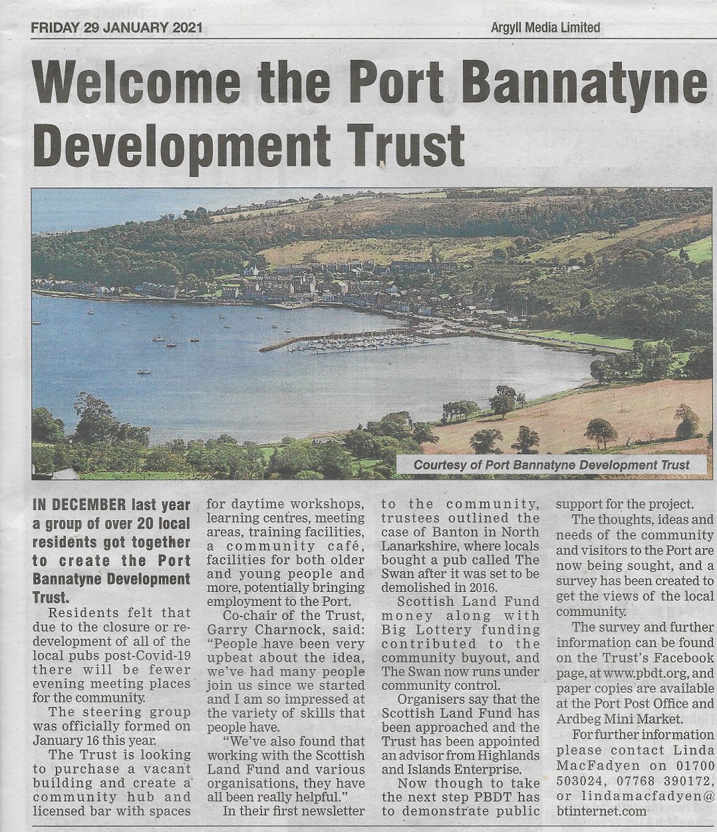 Breaking #news More to follow
#VisitScotland #LoveScottishIslands #localhub #communitypub #IsleofBute #communityhub #PortBannatyne
<a href="/Argyll_IslesApp/">Argyll and the Isles</a>
<a href="/visit_Bute/">VisitBute</a>
<a href="/dunoonisawesome/">Visit Dunoon and Cowal</a>
<a href="/argyllandbute/">Argyll and Bute Council</a> <a href="/dunoonobserver/">Dunoon Observer</a> 
pbdt.org docs.google.com/forms/d/1q01nV…