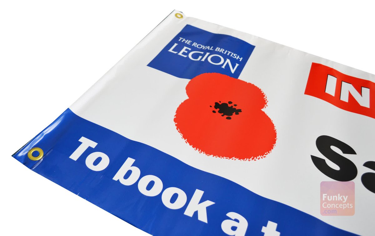funkyconcepts's tweet photo. A big, bold #Banner is a great way to get seen 👀this year! 

Our tough PVC Banners with reinforced metal eyelets are ideal for impactful 🤩indoor or outdoor promotions and they’re available in a huge range of sizes.

#outdoorbanners #outdoordisplay #indoorsignage https://t.co/wtdyUJuNMw