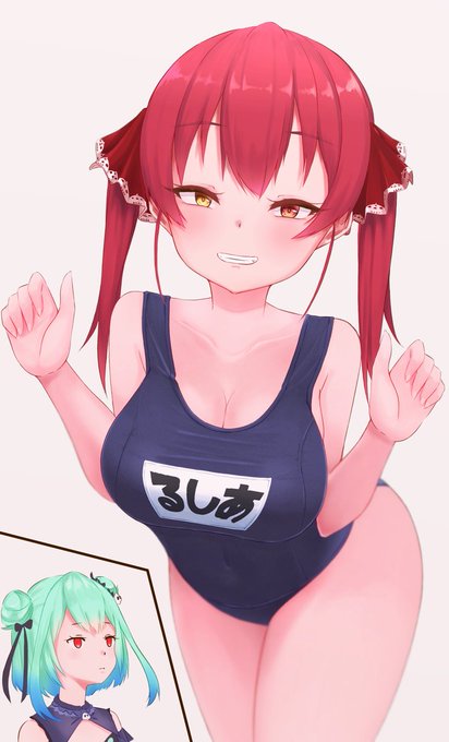 🏴‍☠️スク水船長🏴‍☠️
#マリンのお宝
#絵クロマンサー 