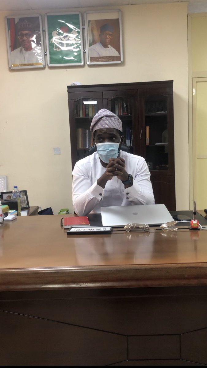 Abiso_la's tweet photo. I met with the Commissioner of Finance In Ekiti state today! @AO1379 
       He read my interview on @zikokomag and asked to meet🥺😭 https://t.co/oOEVHSnTJw