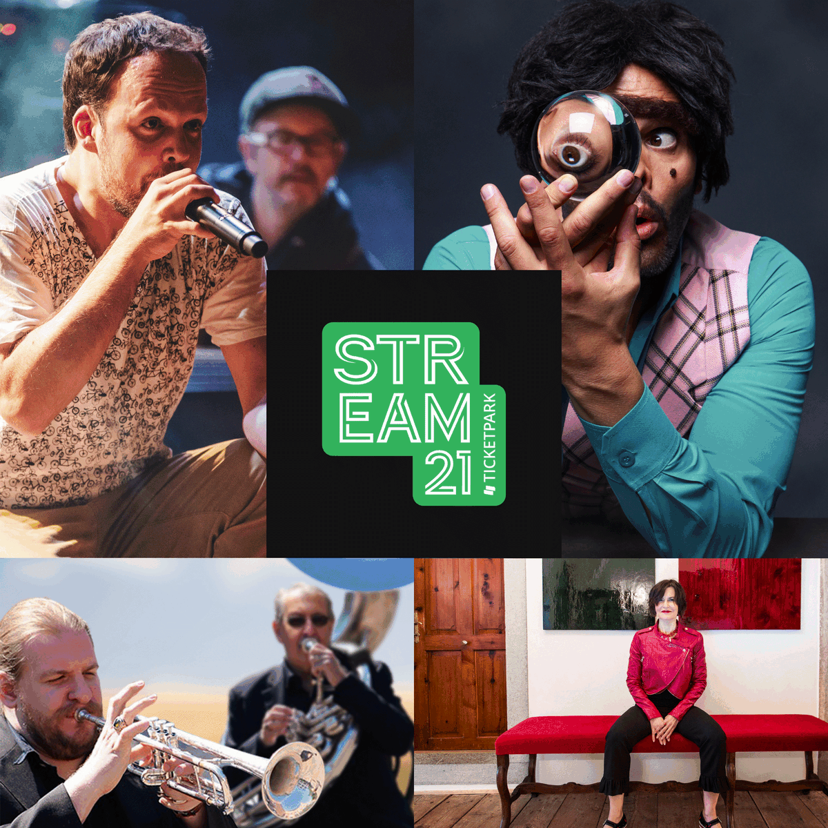 stream21art's tweet photo. 🔥 Heute Abend gehts weiter! Live bei stream21: @CollieHerb, Philipp Rellstab mit Albert Gabriel, @RomanaGanzoni und @muesluemtv!
#weitergehts #stream21 #streamingfestival #festivalprogramm #tagzwei https://t.co/0xcJUeCAFl