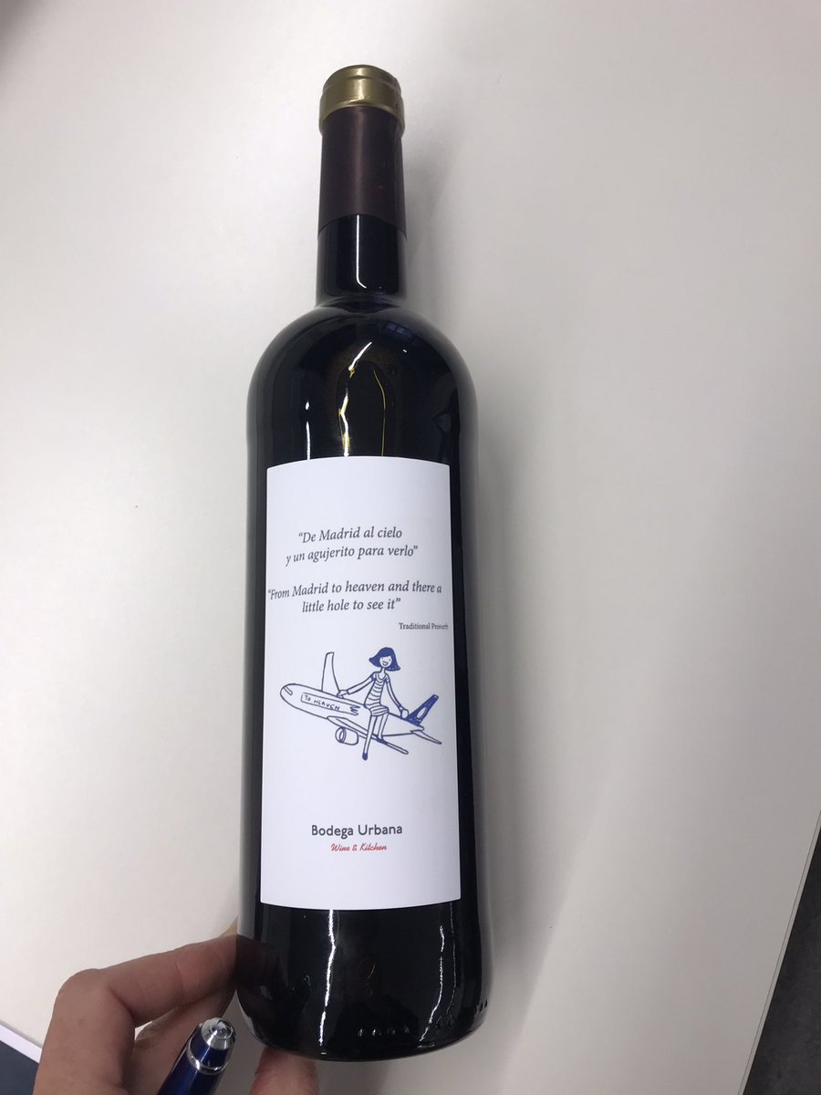 An unexpected gift! Thanks <a href="/urienriveiro/">Urien</a> &amp; bodega Urbana for the incredible surprise! Loved my personalised bottle of wine! Happy weekend to everyone
