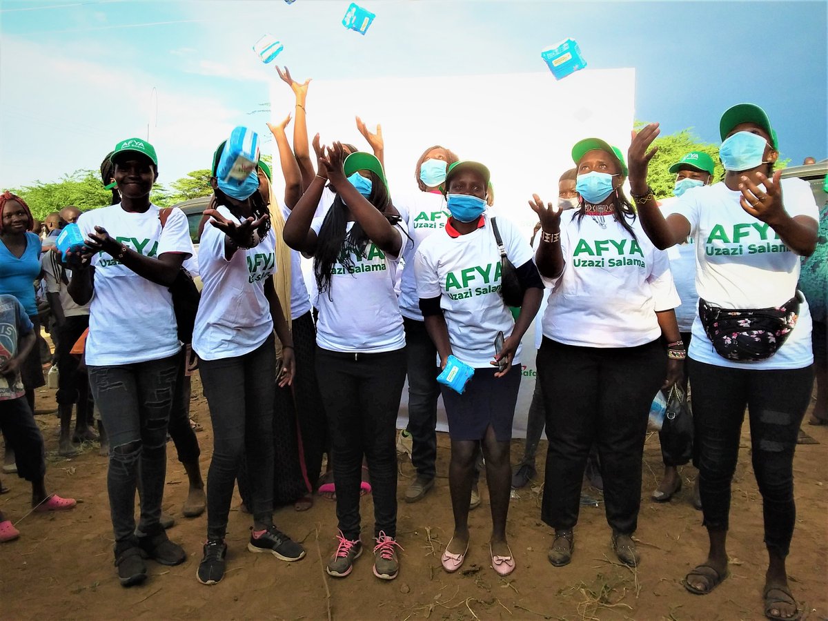 GoldStarKenya1's tweet photo. With support from @SafaricomFDN part of our work is helping adolescent girls in Baringo County to stay in school by delivering #CSRH education and sanitary pads. #Afyauzazisalama program has integrated menstrual hygiene into #RMNCH intervention where we focus on menstrual health https://t.co/QEhhfHk1c5