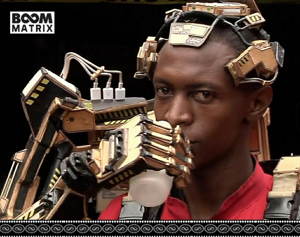 BoomMatrix's tweet image. A Kenyan  invented a robotics arm that is signaled by the brain to function. It's intended to help the disabled people 🇰🇪 #doctorswithoutborder #NHS #robotics #roboticsengineering