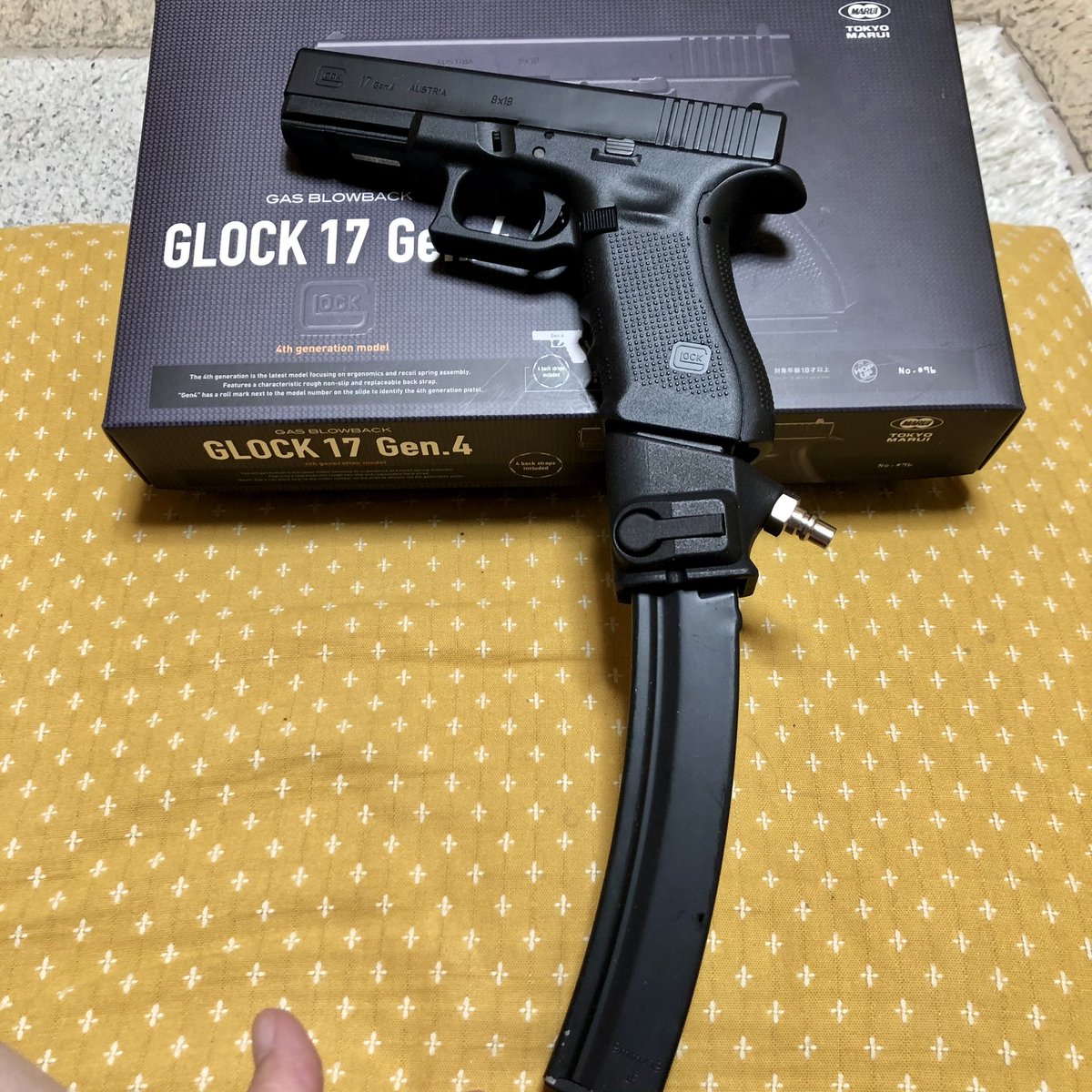 TAPP Airsoft MP5 グロック 外部ソースアダプター　HPA用