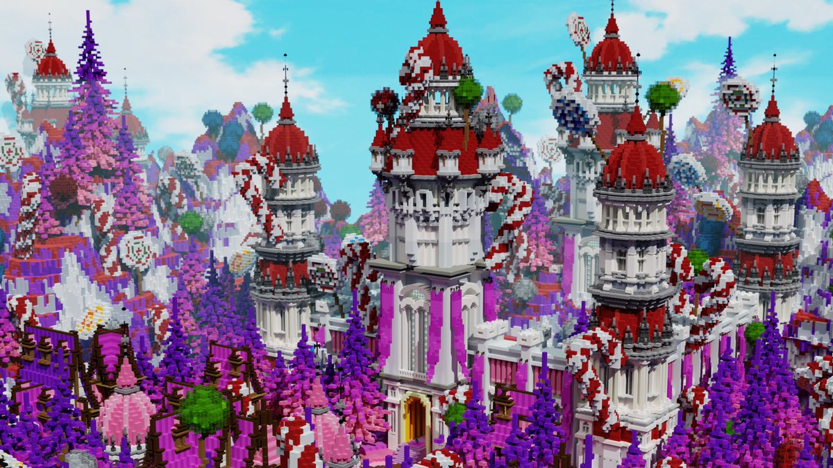 QuFoxBuilds's tweet image. Its candy time

- Render by: @AloneTMM 
- Team: @SeniorTeamMC 
- Build on: @BuildersRefuge 

Hope you guys like it.
More builds will be released soon!
