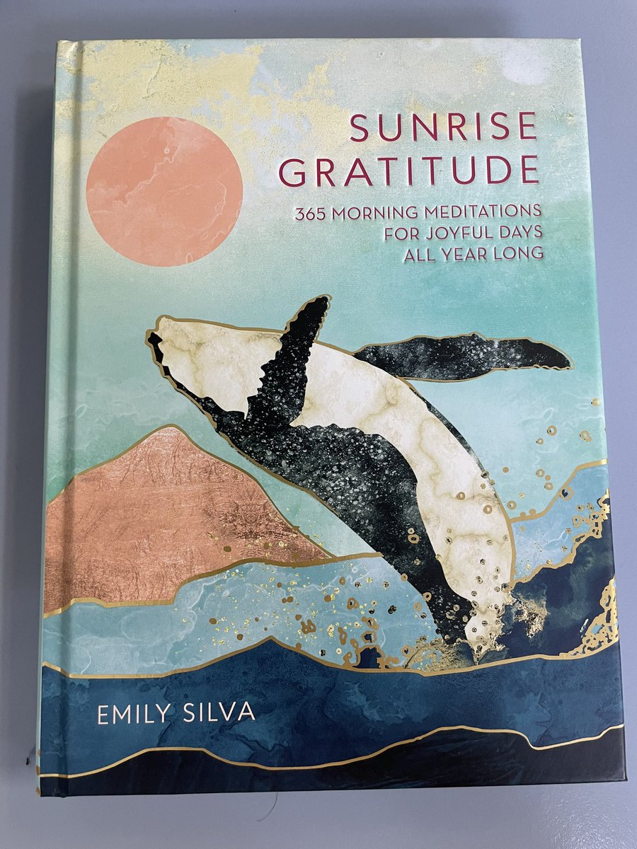 I received this book as a gift from a student. I promised myself that I’d take a few mins at the start of every day to just stop &amp; reflect. I started it today. For someone who is constantly on the go &amp; struggles switching off, this was great advice to start the year with! ♥️