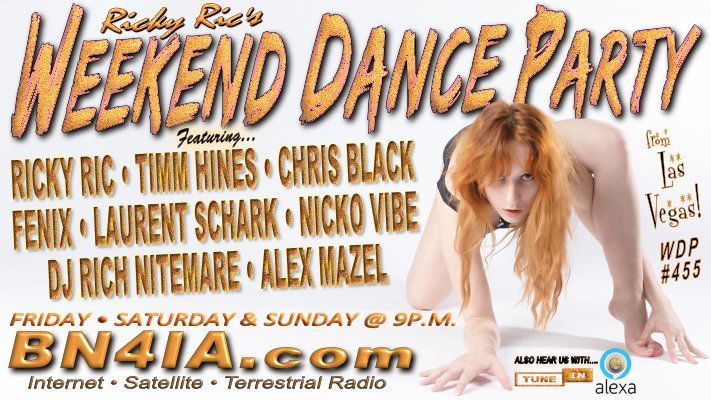 RickyRicMix's tweet photo. #InTheMix with me 2Night 4 #WDP455❗#dance #radio
10 p.m. = @djfenixofficial
11 p.m. = @Nicko_Vibe
12 a.m. = #AlexMazel
1 a.m. = @chrisblackny
2 a.m. = @DJTimmHines
3 a.m. = @lsselection
4 a.m. = #DJNitemare
#Tokyo @BN4IA 🔊 ☞ https://t.co/l77N4QR0XD ☜ https://t.co/hfauC25LCB