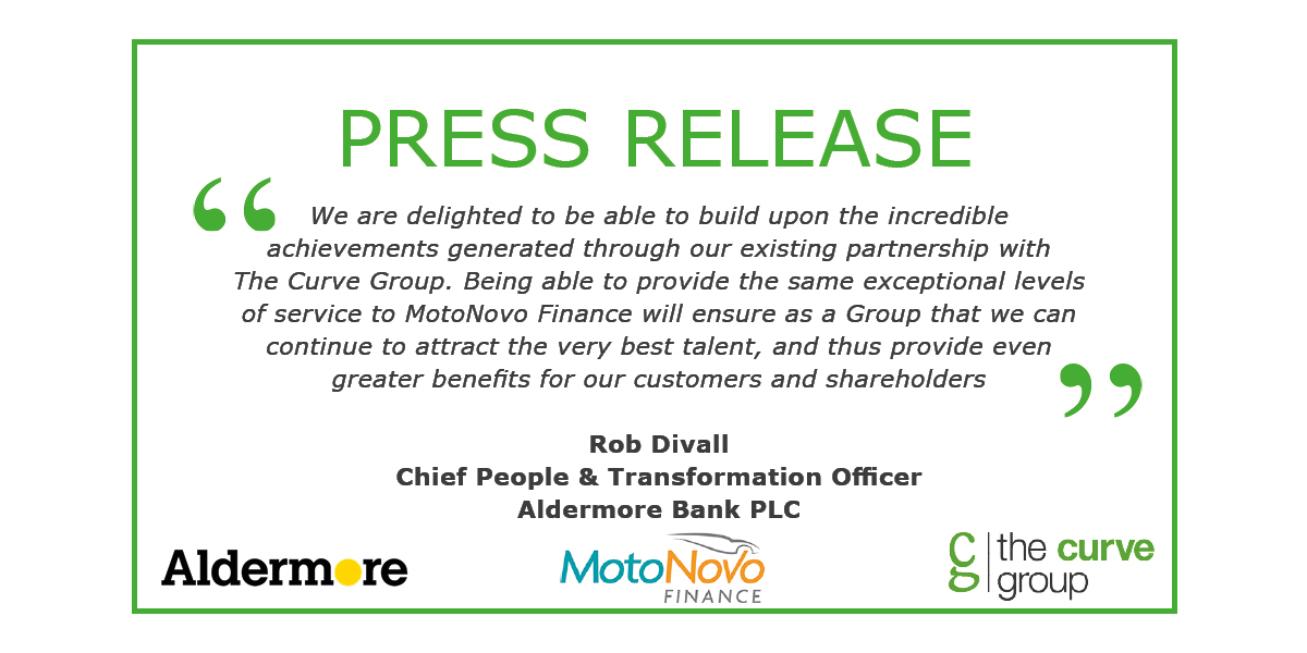 thecurvegroup's tweet photo. Thank you to Rob Divall for your kind words - we are thrilled to continue as @AldermoreBank's recruitment partner and now provide the same support to @motonovofinance. Full details here: https://t.co/M9WzPuezzJ

#recruitmentoutsourcing #RecruitmentPartners #RPO https://t.co/Ht3HlVWfQW